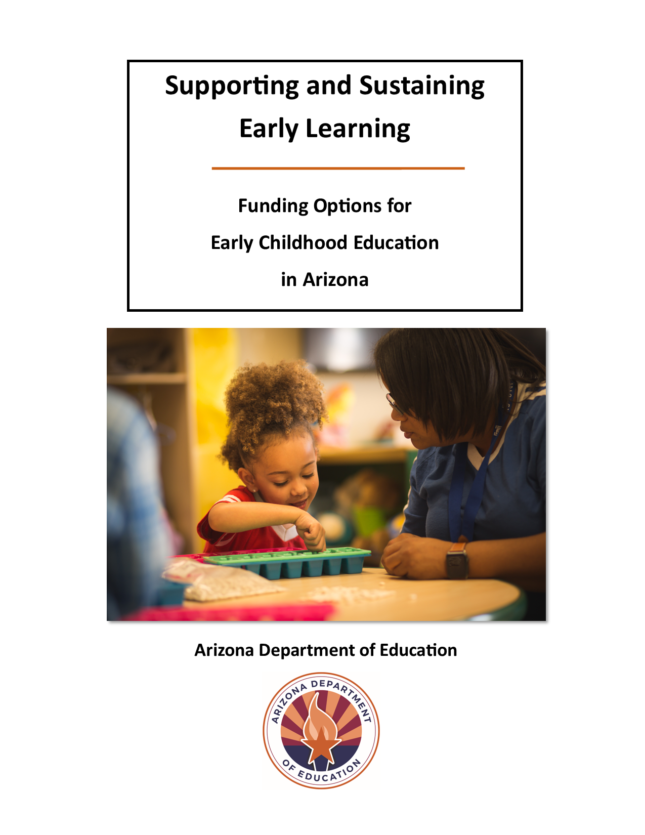 Early childhood publications manuals arizona department of education